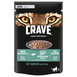 Produktbild von Crave Sauce mit Thunfisch Katzen-Nassfutter - 28 x 85 g