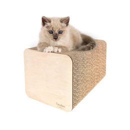 Produktbild von Creative Pets Katzen Kratzbrett aus verstärkter Kratzpappe mit Sperrholz