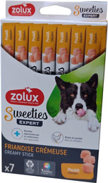 Produktbild von Cremige Hundefrucht mit Hühnchen Zolux Sweeties (x7)