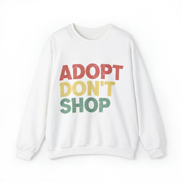 Produktbild von Crewneck Sweatshirt Adopt don't shop