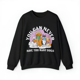 Produktbild von Crewneck Sweatshirt Many Dogs