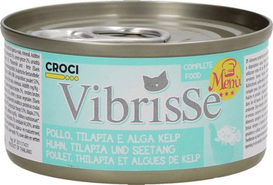 Produktbild von Croci Cat Menü Huhn, Tilapia, Kelp - 24 x 70 g