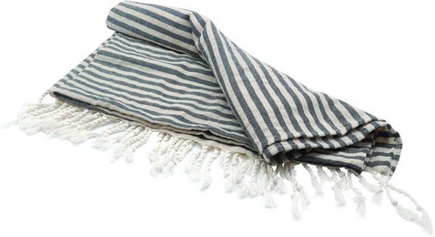 Produktbild von Croci Haustierhandtuch Shabby Blau 100x70 cm