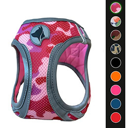 Produktbild von Croci Hiking Reflective Army Pink Hundegeschirr M - 255 g