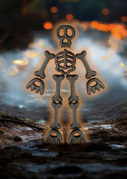 Produktbild von Croci Hundesnack Fright Skelett