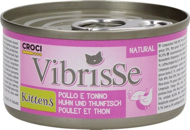 Produktbild von Croci Kitten Thunfisch und Huhn - 24 x 70 g