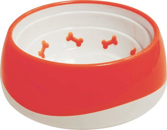 Produktbild von Croci Napf Bone aus TPR-Kunststoff, rot - 550 ml
