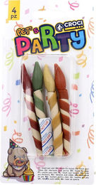 Croci Party Snack Kerze 4 Stk. - 28 g – Bild 1 von 5