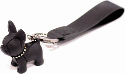 Produktbild von Croci Schlüsselbund Bulldogge 4 cm Schwarz - 1 Stk