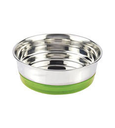 Produktbild von Croci Stahlnapf Fluo grün - 470 ml