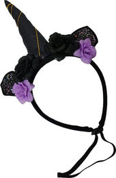 Produktbild von Croci Stirnband Fright dark Unicorn 35 - 57 cm - 1 Stk