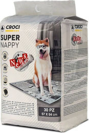 Croci Super Nappy Newspaper Hundetoilettenmatten - 30 x 57 cm – Bild 1 von 6