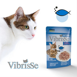 Produktbild von Croci Vibrisse Thunfisch Nassfutter für Katzen in Gelee - 18 x 70 g