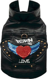 Produktbild von Croci Wattierte Jacke Frankie Schwarz - 40 cm