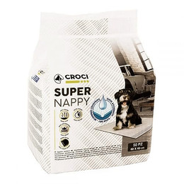 Produktbild von Croci Welpenunterlagen Super Nappy 60 x 40 cm - 50 x 60 cm