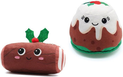 Produktbild von Croci XMAS Hundespielzeug 2er Set Quietsch-Sweeties 13cm