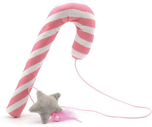 Produktbild von Croci XMAS Katzenangel Zauberstab rosa Stern 30cm