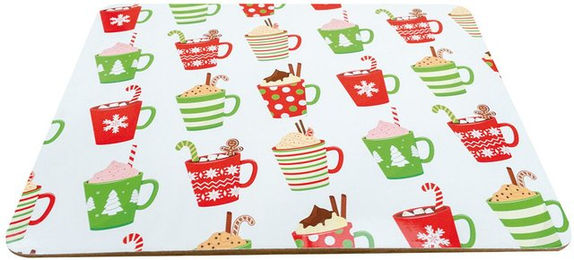 Produktbild von Croci XMAS Napfunterlage Breakfast aus Kork 30x40cm