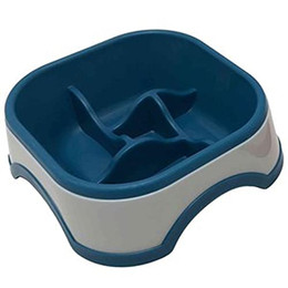 Produktbild von Cross TPR Slow Crossroad Blue Hundenapf - 600 ml