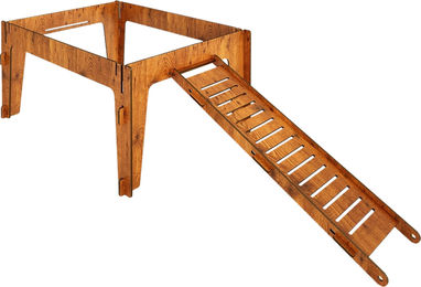 Cucciolotta Polly Unterteil für Classic 2X L Hühnerstall - 1 Stk – Bild 1 von 2