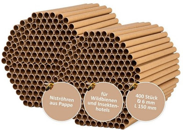 Produktbild von Cult at Home Pappröhrchen für Bienenhotel Ø 6 mm - 2 x 200 Stk.