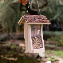 Produktbild von CULT at home Vogel Futterhaus Holz zum Aufhängen - 1 Stk.