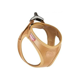 Produktbild von Curli Apple Leather Hundegeschirr Braun XS