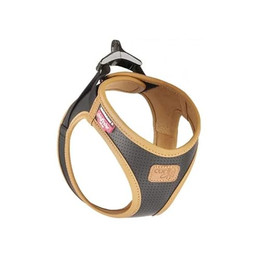 Produktbild von Curli Apple Leather Hundegeschirr schwarz 2XS