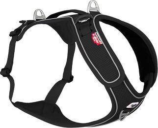 Curli Belka Basic Hundegeschirr, schwarz - Größe XL: Brustumfang 55,5 – 62,7 cm – Bild 1 von 7