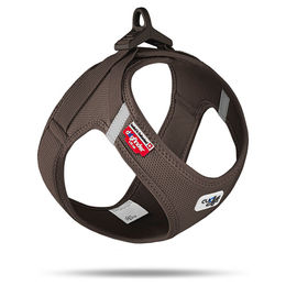 Produktbild von curli Clasp AirMesh Hundegeschirr braun Größe L