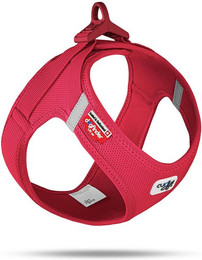 Produktbild von curli Clasp AirMesh Hundegeschirr rot Größe XL