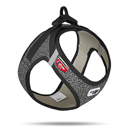 Produktbild von Curli Clasp Vest Geschirr Merino schwarz Hundegeschirr XL