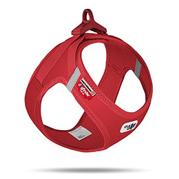 Produktbild von Curli Clasp Vest Softshell Hundegeschirr Rot 3XS