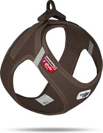 Curli Hunde-Geschirr Clasp Vest Softshell braun – Bild 1 von 6