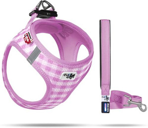 Produktbild von Curli Vest Geschirr Puppy Set pink-caro