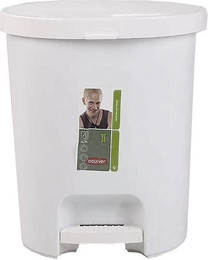 Produktbild von CURVER Abfallkorb mit Pedal 25 l weiß - 25 l