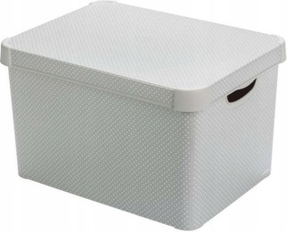 Produktbild von CURVER Deco Stockholm L Aufbewahrungsbox mit Deckel Dots