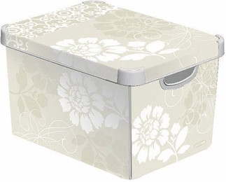 Produktbild von CURVER Deco Stockholm L Aufbewahrungsbox mit Deckel Romance