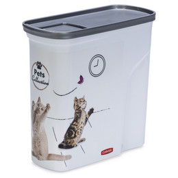 Produktbild von Curver PetLife Futter-Container 2 kg Trockenfutterbehälter für Katzen - 2 l