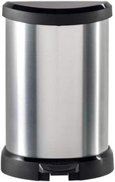 CURVER "Metallic's" Abfallbehälter 40 Liter, metallic-silber – Bild 1 von 7