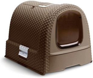 Produktbild von CURVER Rattan Katzentoilette mocca