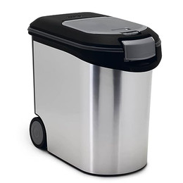 Produktbild von CURVER Trockenfutterbehälter Metallic silber/schwarz 35 Liter - 35 l