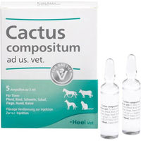 Produktbild von Cactus Comp Vet Cactus Compositum ad us. vet. Ampullen für die Herzunterstützung bei Tieren