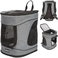 Produktbild von Cadoca Haustierrucksack für kleine Tiere in Grau aus Polyester