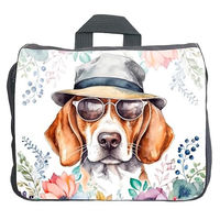 Produktbild von Cadouri Hundezubehörtasche mit Beagle Motiv handgefertigt