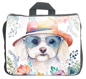 Cadouri Hundezubehörtasche mit Bichon Frisé handgefertigt – Bild 1 von 3