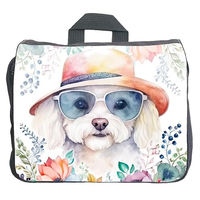 Produktbild von Cadouri Hundezubehörtasche mit Bichon Frisé handgefertigt