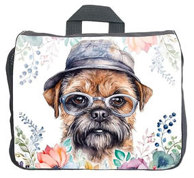 Cadouri Hundezubehörtasche mit Border Terrier Motiv handgefertigt – Bild 1 von 3
