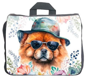 Cadouri Hundezubehörtasche mit Chow Chow Motiv handgefertigt – Bild 1 von 3