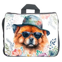Produktbild von Cadouri Hundezubehörtasche mit Chow Chow Motiv handgefertigt